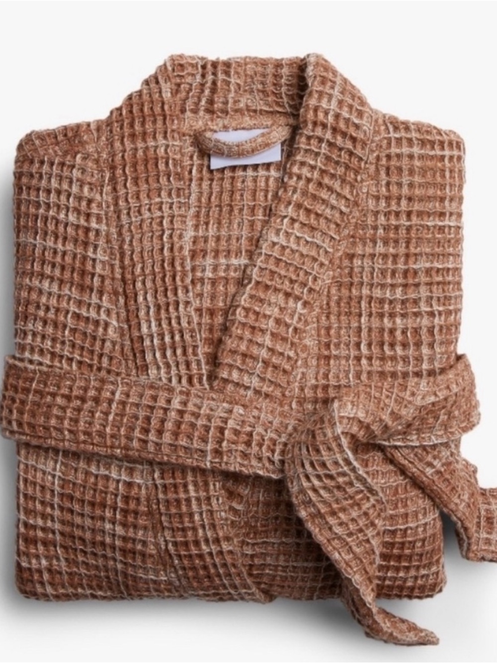Parachute Waffle Robe in Terra Cotta